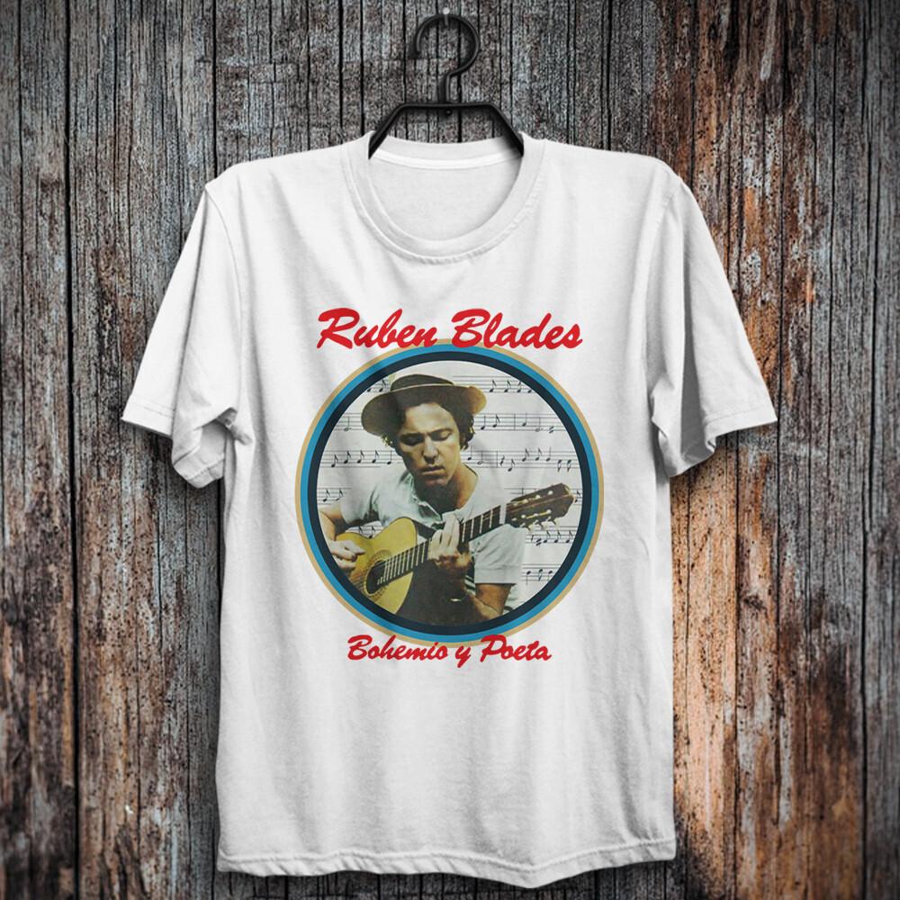 Bohemio y Poeta T-Shirt Ruben Blades Latin Music Sin Tu Carino Paula C La Mora Unisex T-Shirt XXL