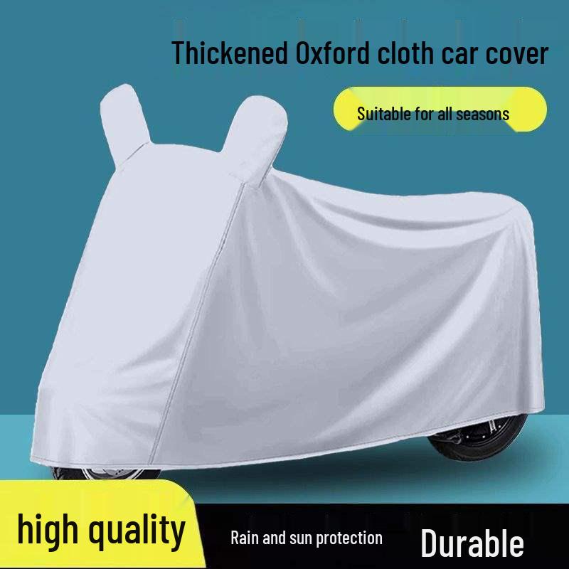 Electric Vehicle Dustproof Car Cover - Sunscreen, Rainproof Protection for Cars, Motorcycles & Scooters (Large/Medium)