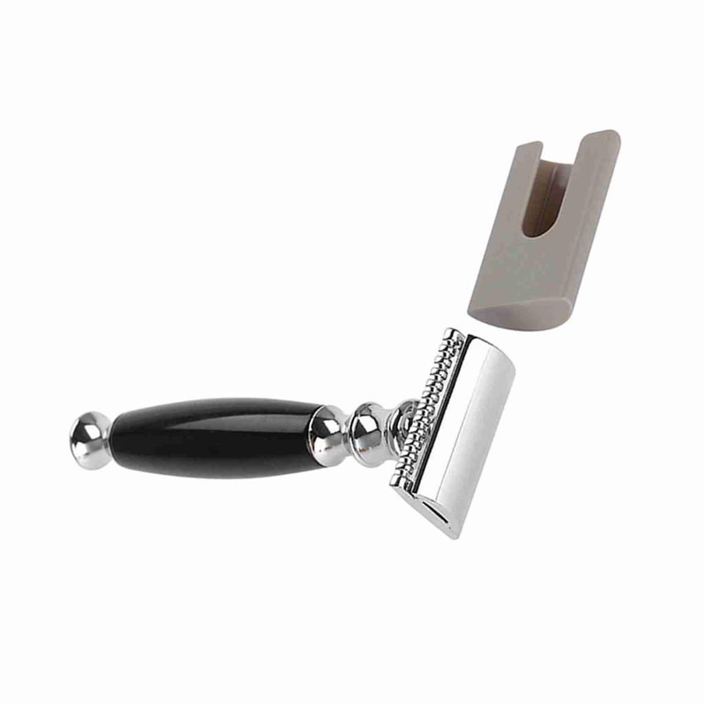 Stainless Steel Beard Shaping Template and Razor Mustache Shaving Set (Knife Head Cover)