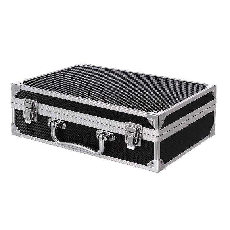 Portable Aluminum Alloy Toolbox for Insurance Documents and Equipment Storage