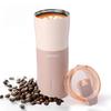 SANTECO 500ml Stainless Steel Vacuum Insulated Tumbler with Keeps Hot or Coffee Water Outdoor Light Pink Wide-Mouth Lid, Cold, Cup, Bottle, Mug, Car,