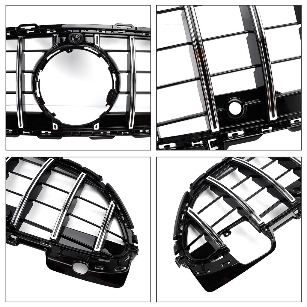 GTR Style Front Bumper Grille Grill W/Camera Fit Mercedes Benz W206 2022-2023