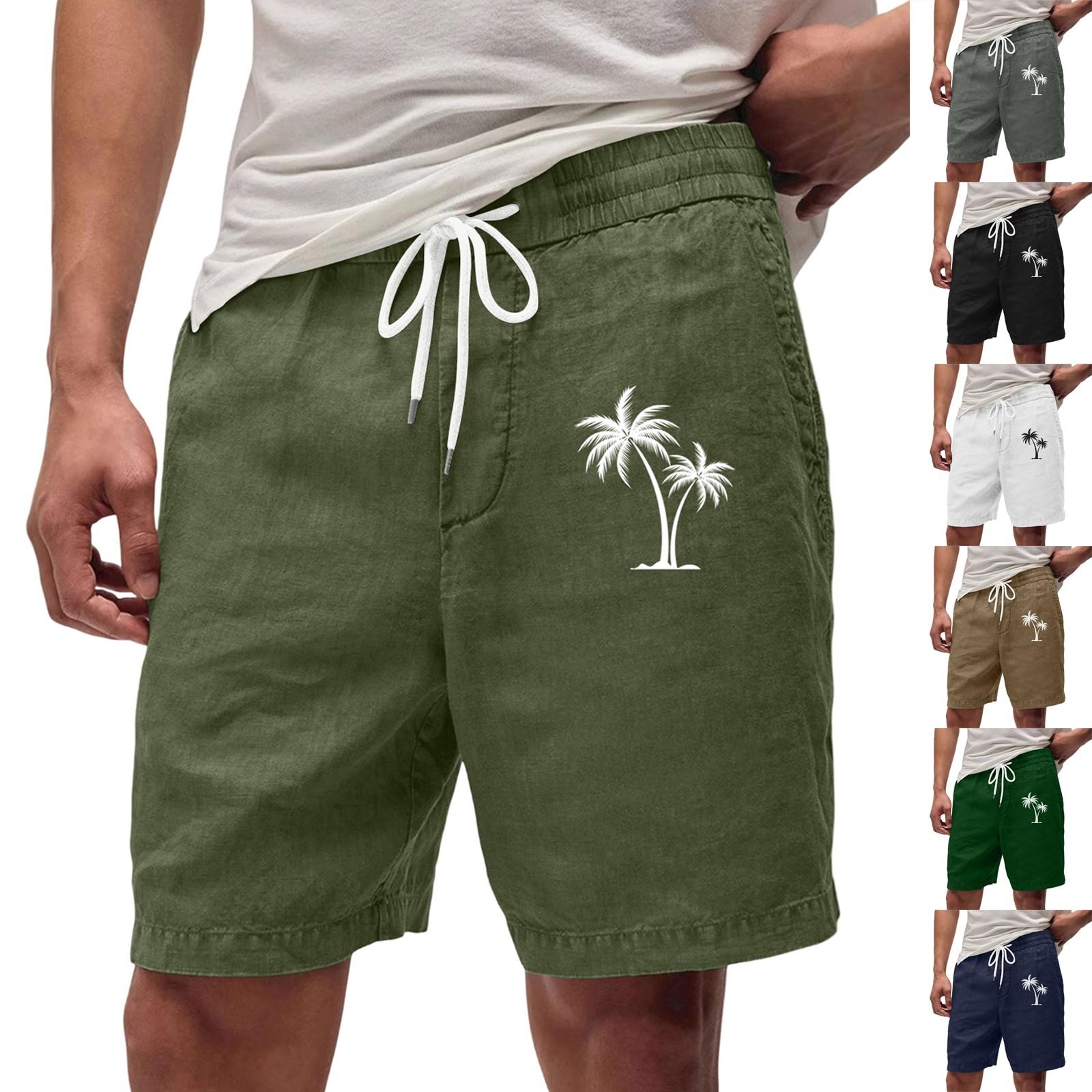 

Мужские летние большие повседневные свободные спортивные брюки пляжные шорты XL белый