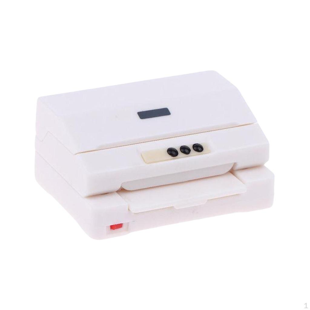 Dollhouse Printer Doll House Accessories Compact Diorama Collectible Miniature Micro Scene