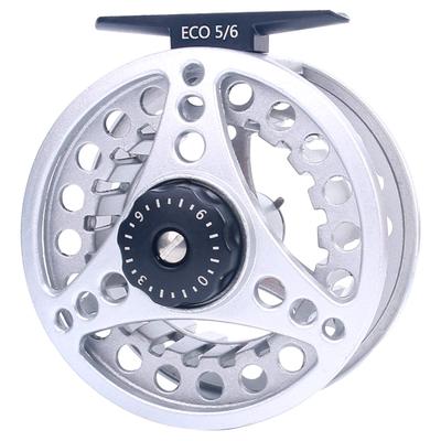 M MAXIMUMCATCH Maxcatch ECO Naviják na muškaření na pstruhy, Velký průměr cívky, Velikosti #3/4, #5/6, #7/8, Muškaření (Stříbrná, 2/3 wt)