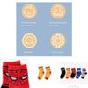 Spider-man Cotton Boys Socks With Cute Cartoon Pattern For Fun And Comfortable Wear