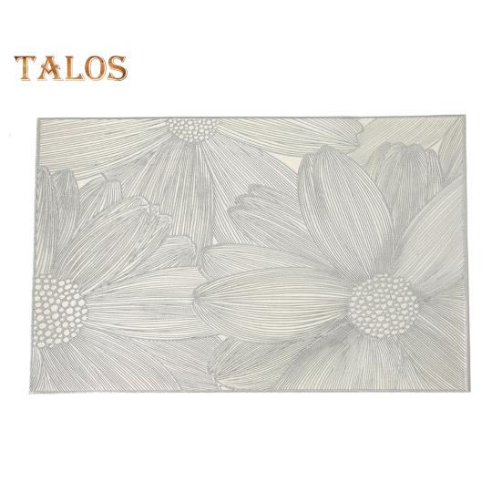 

ПВХ салфетки креативные ажурные квадратные подставки под цветы для защиты стола термостойкие износостойкие обеденные коврики универсальный домашний декор серебряный