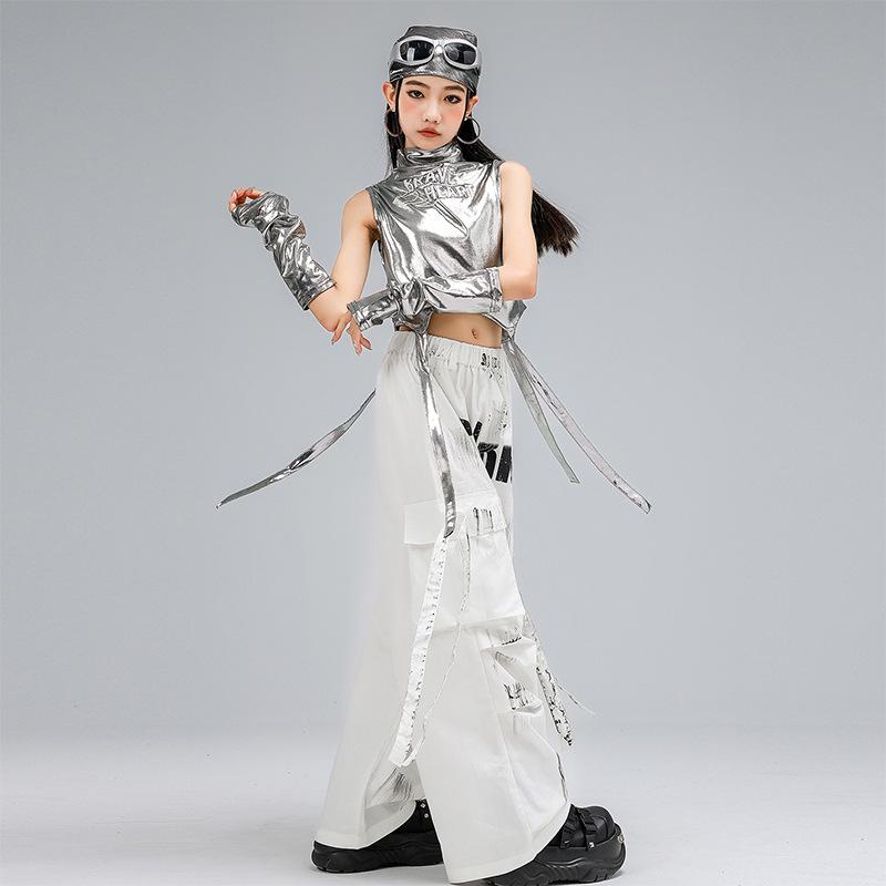 Children's Trendy Street Dance Hip-Hop Set - Jazz Dance Costume for Boys and Girls Fashion Show Wear