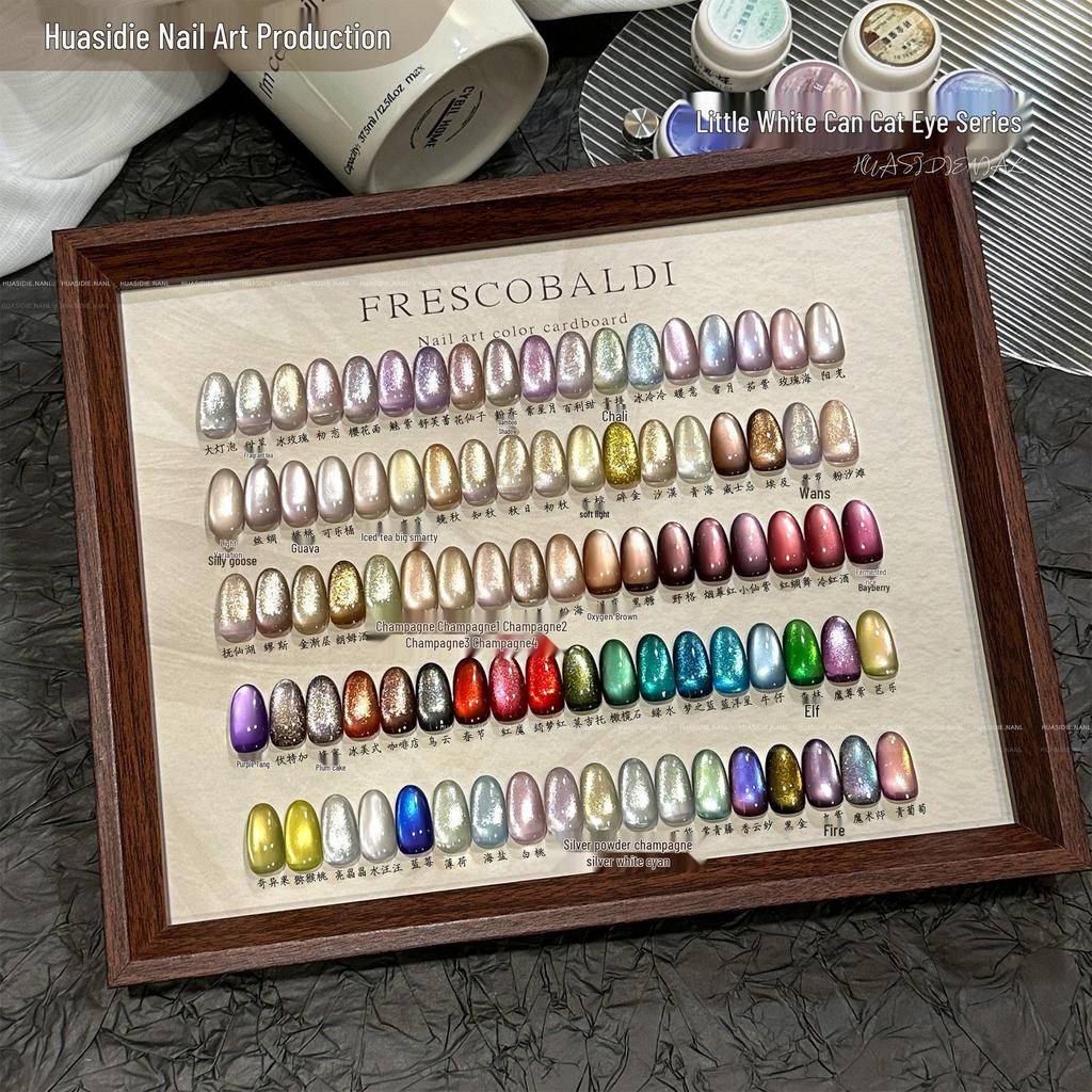 Xiaoying Magnetic Cat Eye Gel: 5g Superfine Nail Polish Light Therapy - Versatile Colors.