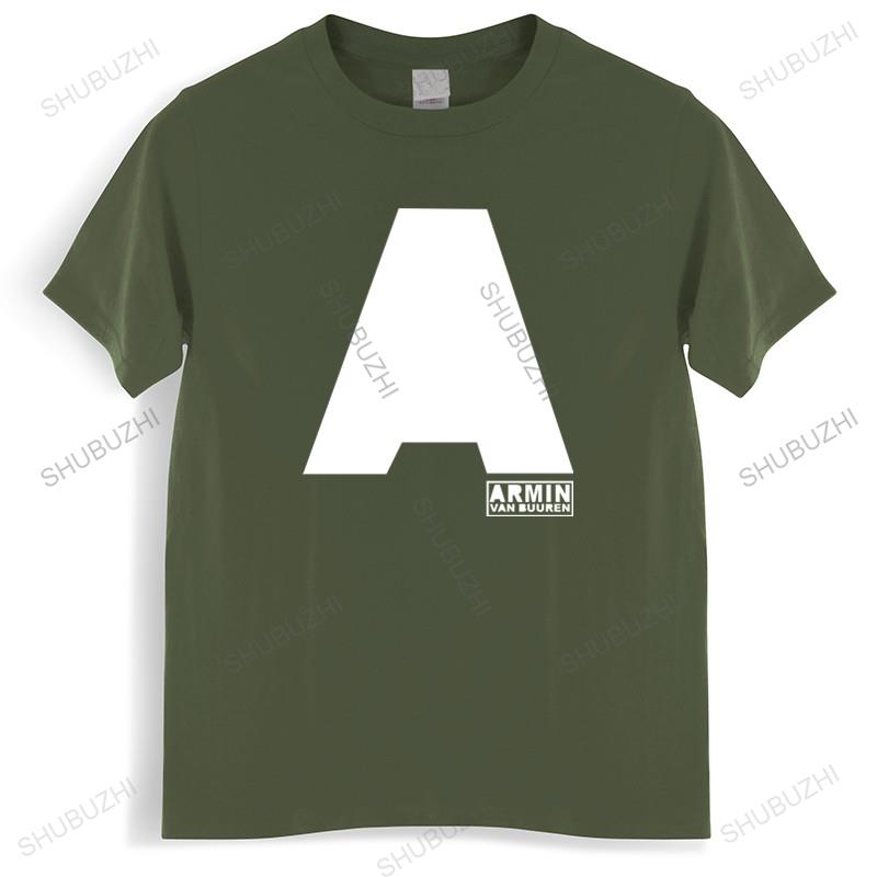 T-Shirt Herren O-Ausschnitt heißer Verkauf Armin Van Buuren Herren T-Shirts Schwarz Sommer T-Shirt männlich Baumwoll-T-Shirt größere Größe