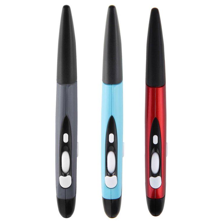 Color : Grey 2.4GHz 500 //1000cpi Wireless Pen Mouse with USB Mini Receiver Transmission Distance 10m Durable