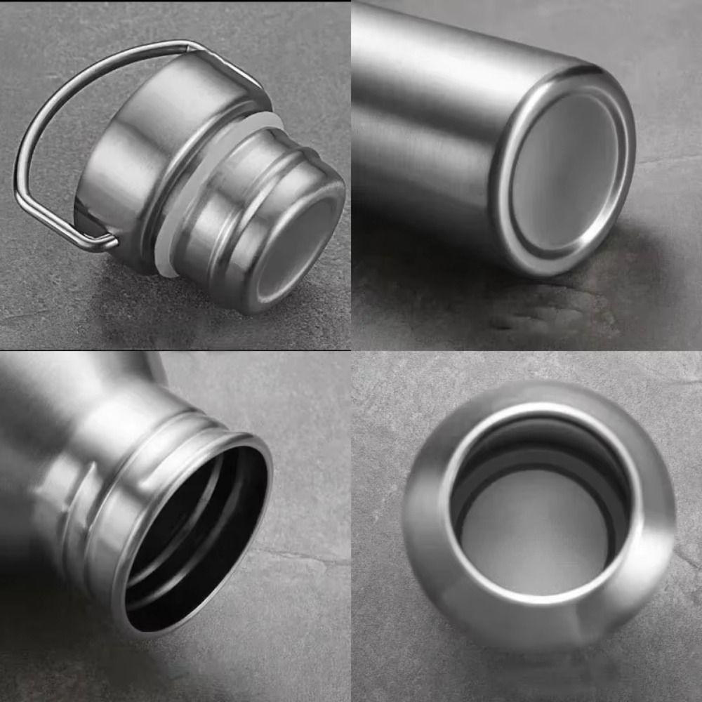 Single Walled Water Bottle with Handle Multi-type Cap Sports Water Kettle Drink Bottle Outdoor