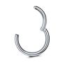 5Pcs/lot Stainless Steel Nose Ring Body Clip Hoop for Women Men Cartilage Piercing Segment Nose Hoop Septum Clicker Lip Ear Ring
