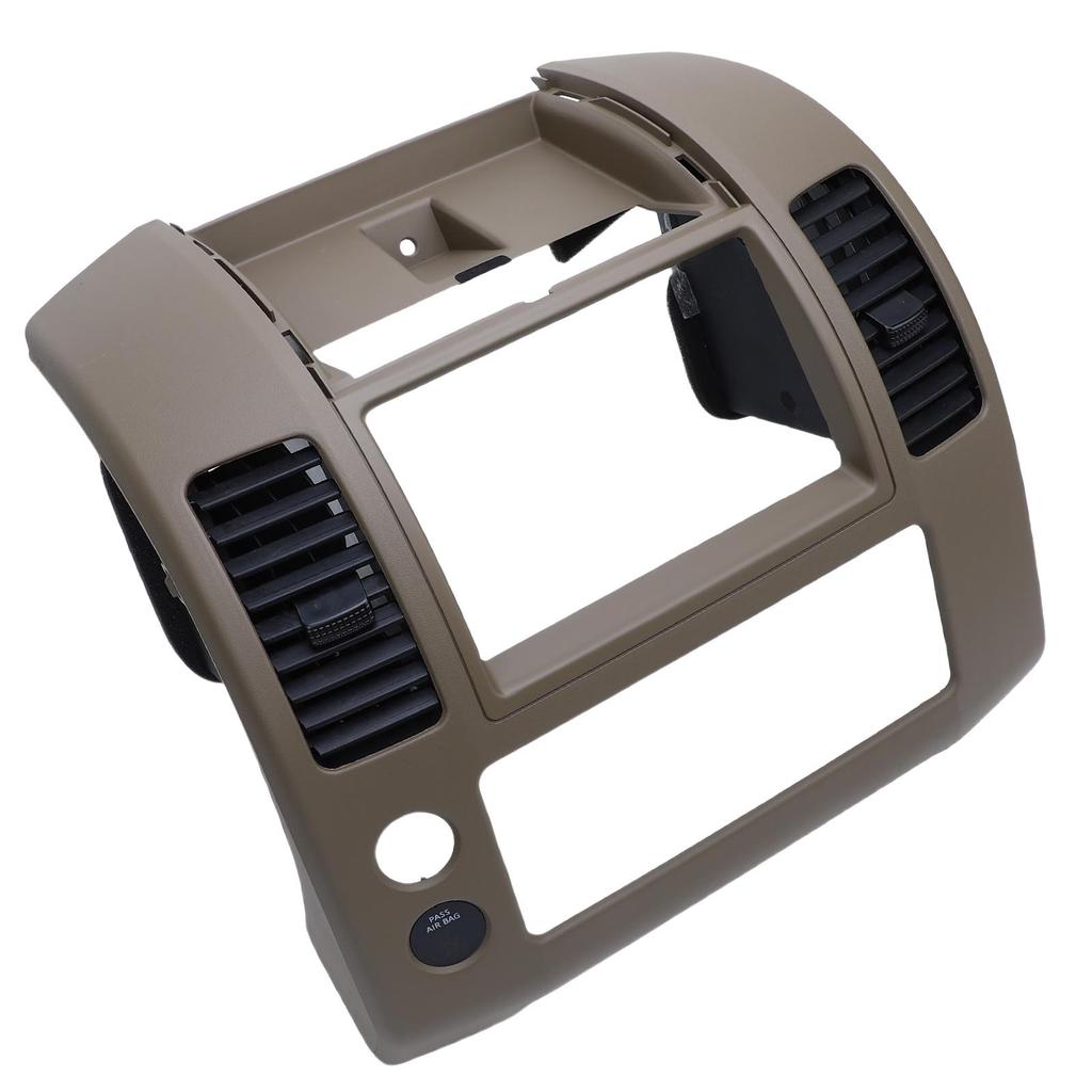 Ersatz-Armaturenbrett-Blende für Center-Dash-Konsole für Frontier 2005 2020 Auto-Mittelkonsolen-Blende Braun 68259 ZP16A