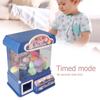 Mini Doll Grabber Machine Cool Light Music Electric Eggshell Grabber Game Toy For Party Blue