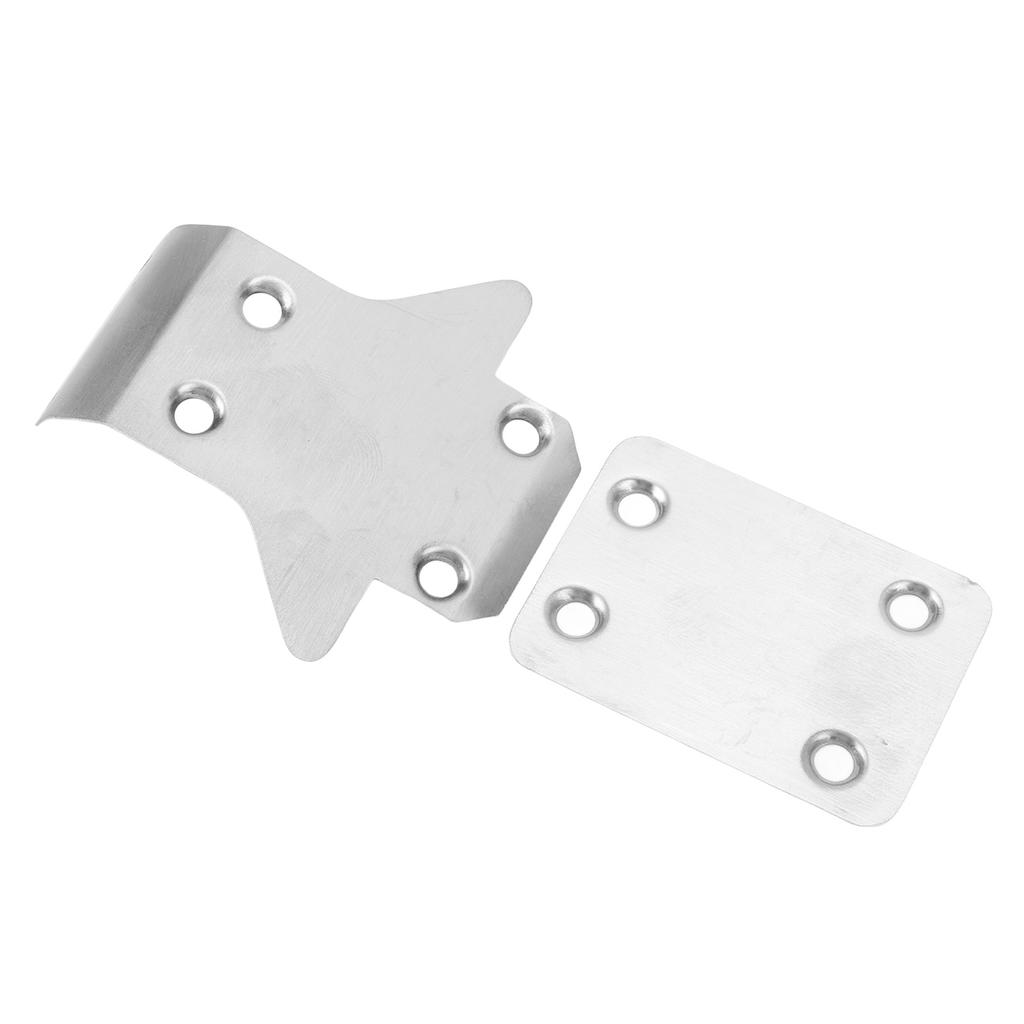 2pcs RC Chassis Armor Protector Professional Stainless Steel RC Skid Plate Protector Guard for KYOSH