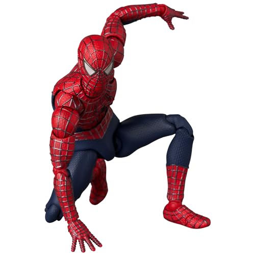 MAFEX No. 241 FRIENDLY NEIGHBORHOOD SPIDER-MAN Friendly Neighborhood Spider-Man Action Figure, Approximately 150mm Tall, Non-scale, Pre-painted