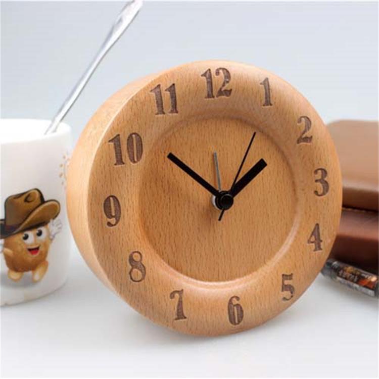 Custom Solid Wooden Alarm Clock