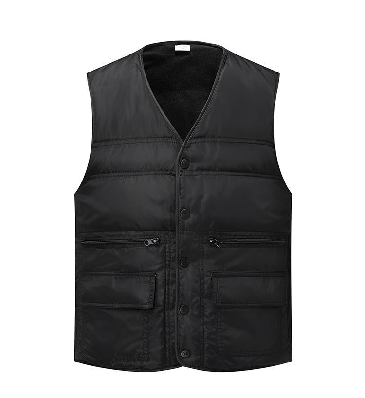 Autumn and Winter New Men's Thick Velvet Vest, Sleeveless Vest,Comfortable and High-quality Warm Casual Jacket,Men's Jacket