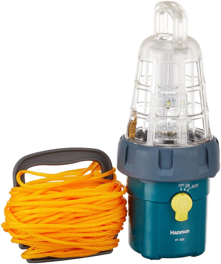 Hapyson Battery-Powered High-Brightness LED Underwater Fishing Light YF-501