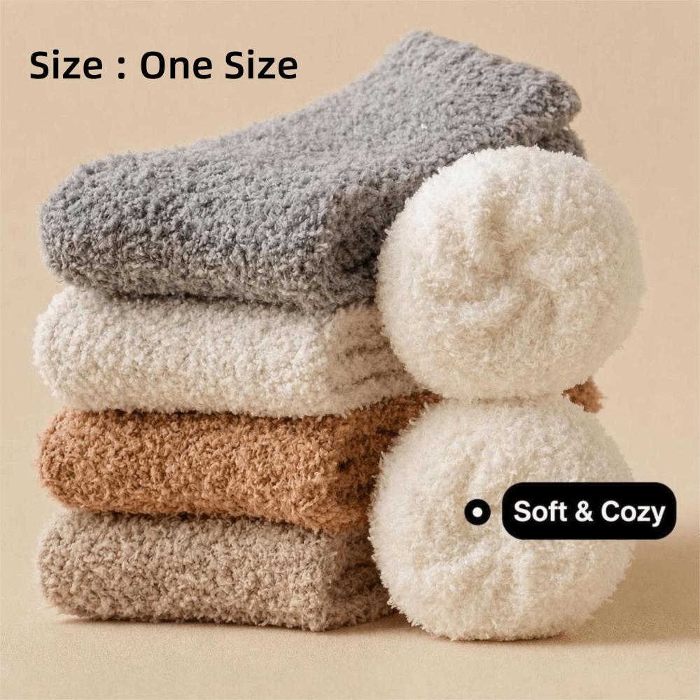 Flauschige Gemütliche Korall samt Socken Winter Warm Schlaf Socken Mode Winter Warm Socken Unisex