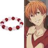 Anime Fruits Basket Kyo Sohma Brățară Mărgele Cristal Alb Roșu Brățări pentru Femei Bărbați Accesorii Cosplay Bijuterii