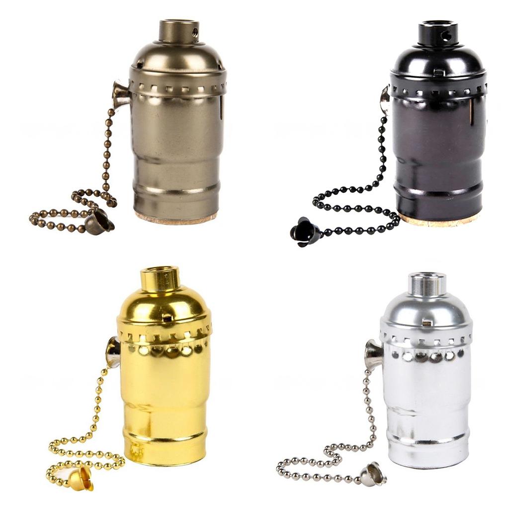 Light Socket Bulb Base Lantern Holder Space Saving Household Accessories Smooth Surface Multicolored Lighting Fixture
