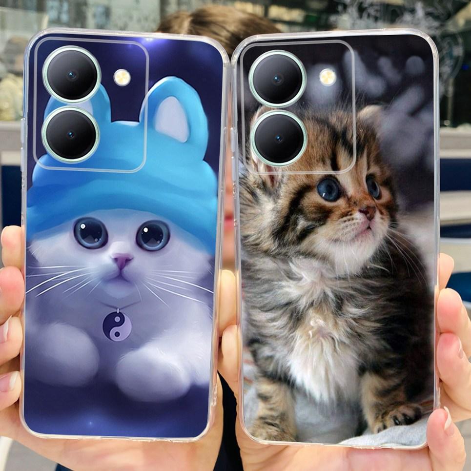 Silicone Soft Back Cover For Vivo Y27s Case For Vivo Y27s V2322 Phone Coques CoverVivo Y78 Y78M Coque Funda Women Fashion New