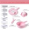 ZISIZ Large 6-Blade Round Vegetable Slicer & Grater Set