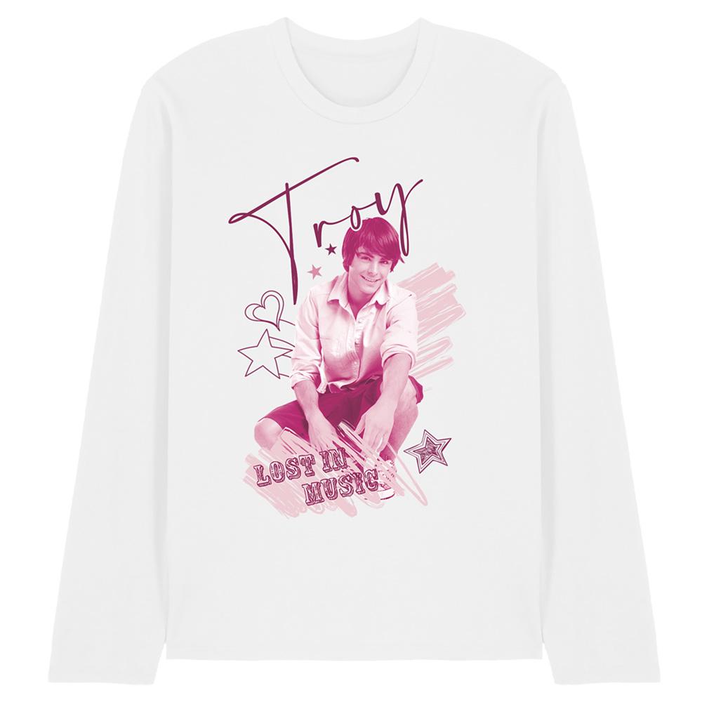 High School Musical Unisex Adult Troy Long-Sleeved T-Shirt