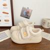 Fleece Birkenstock cotton shoes Velcro new winter thick-soled non-slip warm thickened snow boots