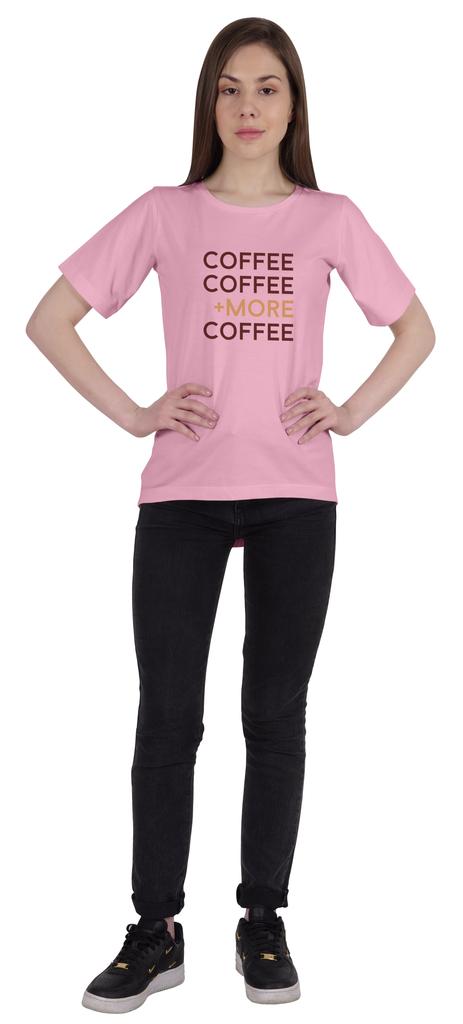 Inkmeso Women   Coffee Coffee  More Coffee   Graphic Coffee Lover Tee Tshirt