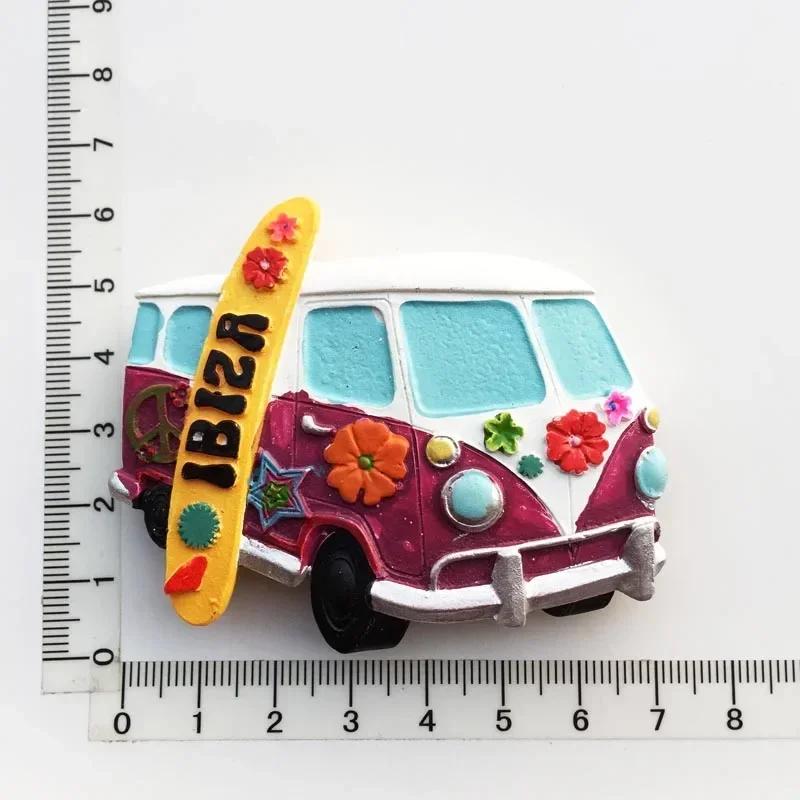 Barcelona Spania Magneți de Frigider Columb Granada Ibiza Sevilia Maalaga Suvenir Magneți de Frigider Autocolante Decor Bucătărie Acasă