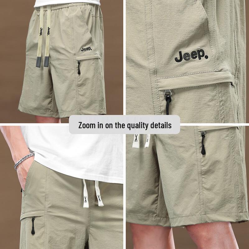 JEEP Men's Summer Cargo Casual Shorts