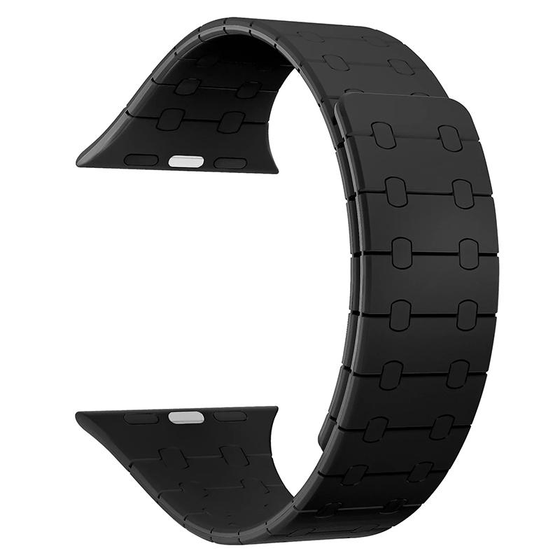 Silicone Magnetic Strap for Apple Watch Band Ultra 2 49mm 44mm 40mm S10 46mm 42mm 41mm 45mm Bracelet IWatch Series 9 8 7 6 SE 5