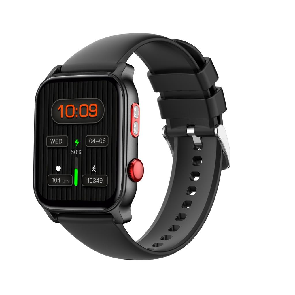 Rainbuvvy HT23 Bluetooth Smart Bracelet 1.83inch IPS 240x296 IP68 Waterproof BLE5.0 Battery 300mAh Heart Rate Flashlight Android Smartwatch