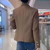 Women's High-End Korean Style Short Suit Jacket - Spring/Autumn Casual Temperament