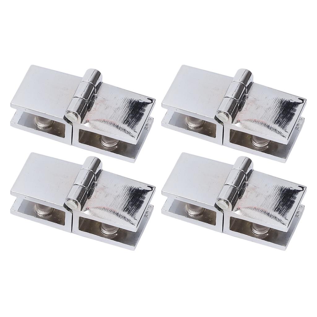 Zinc Alloy Shower Hinges Pack of 4 Suitable for Multiple Applications