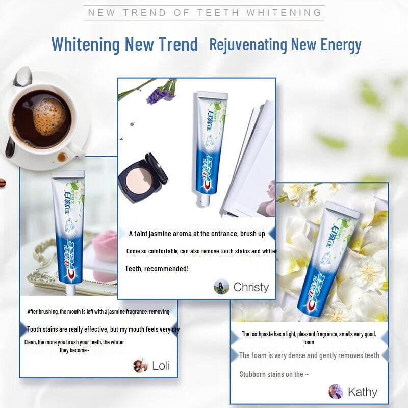 Crest 3D White Jasmine Tea Refreshing Toothpaste