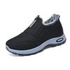 Winter warm one-pedal mother snow boots cotton women's piled thickened medium and old soft-soled cotton boots winter