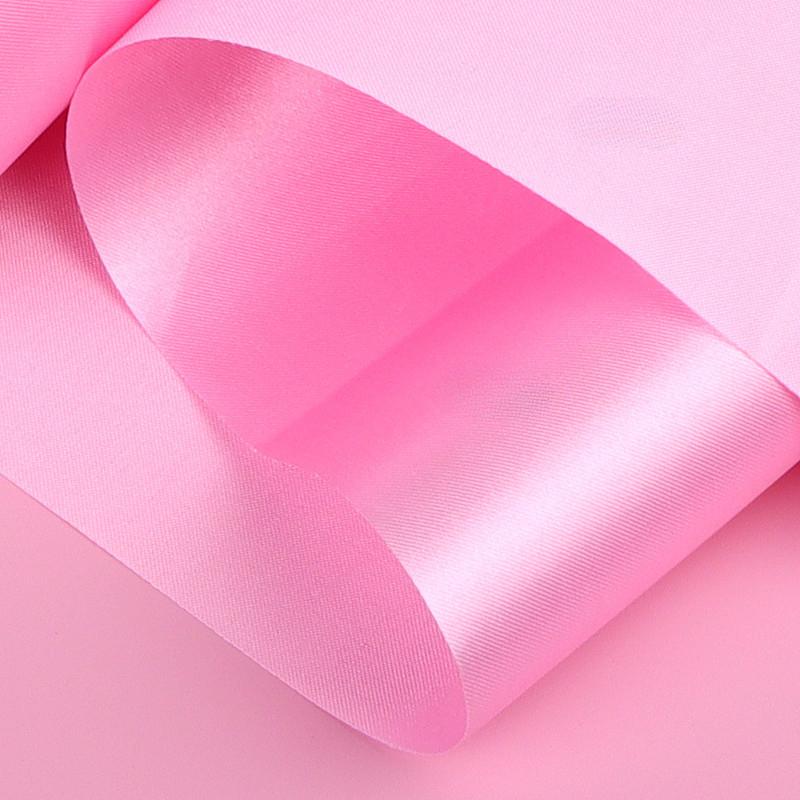 10cm Wide 22 Meters/Roll Champagne Satin Ribbon Polyester Ribbon for Wedding Chair/Car/Party Decoration Hand Sewing DIY