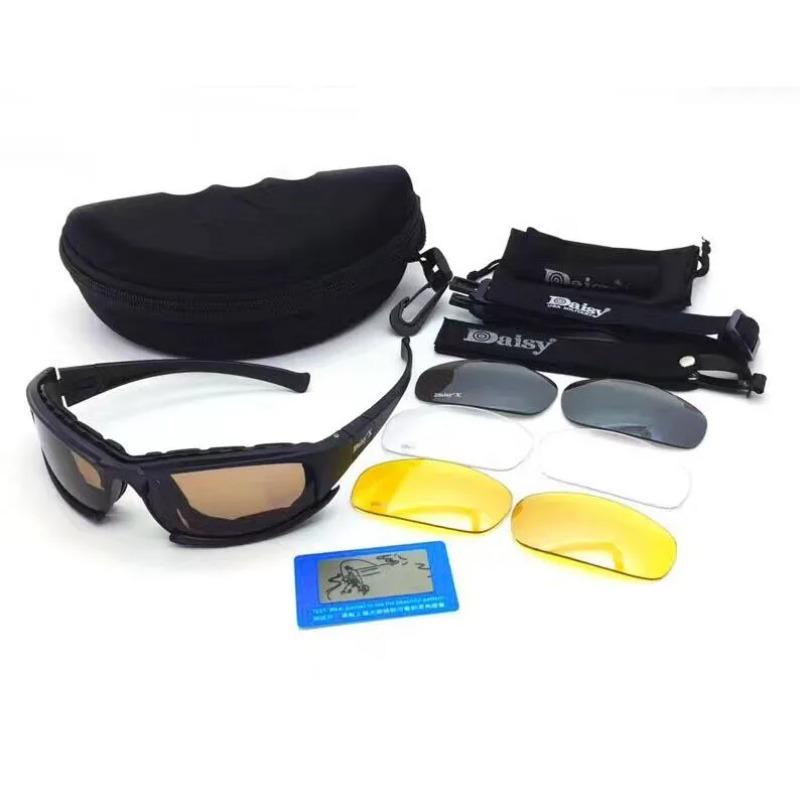 

Тактические очкиCSGoggles UV Sunglasses Polarized Cycling Goggles Sports NightGoggles чёрный