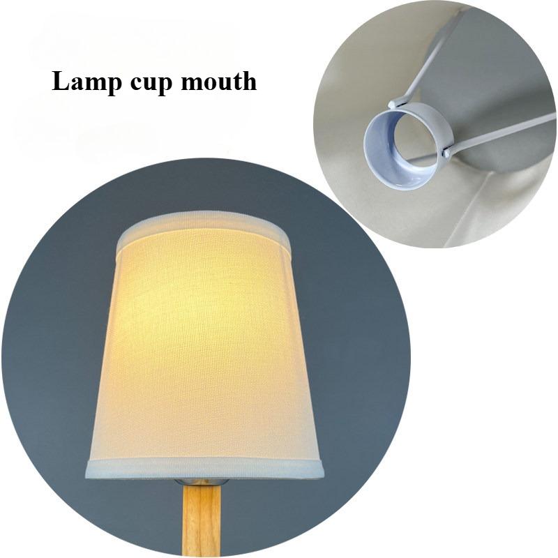 E14/E27/Clamp Fabric Lamp Shade Lighting Accessories for Home Office Decor Hotel Bedroom Bedside Floor Lamp Shell Cover