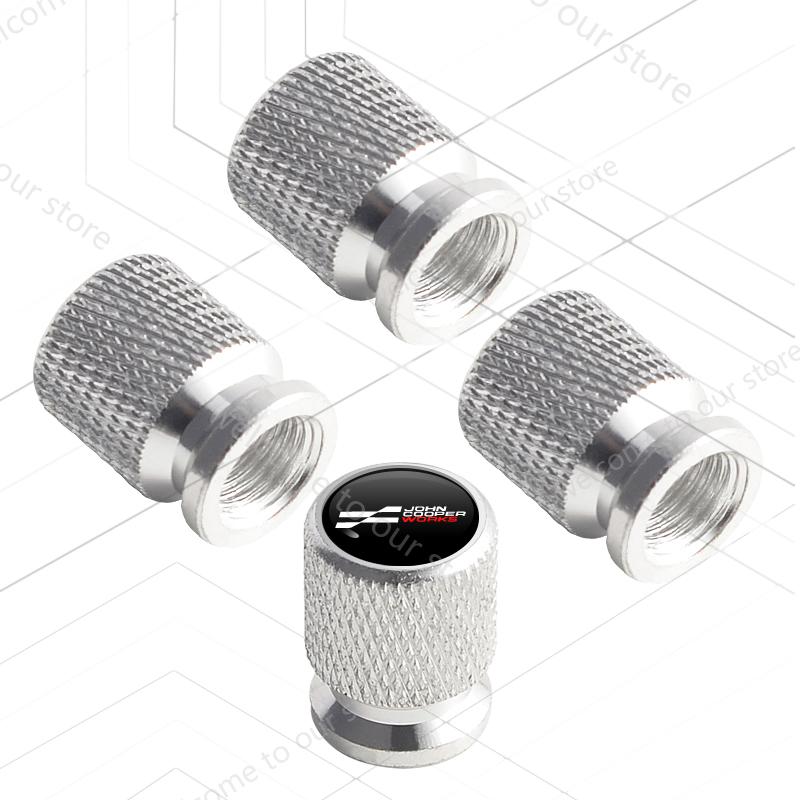 

4Pcs/Set For F57 J01 J05 F66 F65 ONE F67 F56 F57 R59 F60 R58 LOGO Badge Car Wheel Tire Valve Caps Tyre Stem Covers Accessories