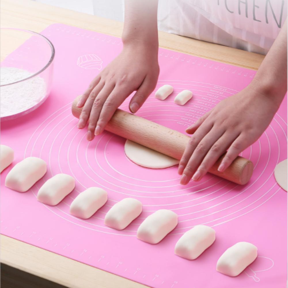 Silicone Baking Mats Pizza Dough Non-Stick Maker Holder Pastry Cooking Utensils Oven Pastry Mat Kitchen Gadgets Cooking Tools