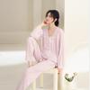 Pure Desire Women's Soft Modal Pajamas - Spring/Fall Plus Size Long Sleeve Homewear Set