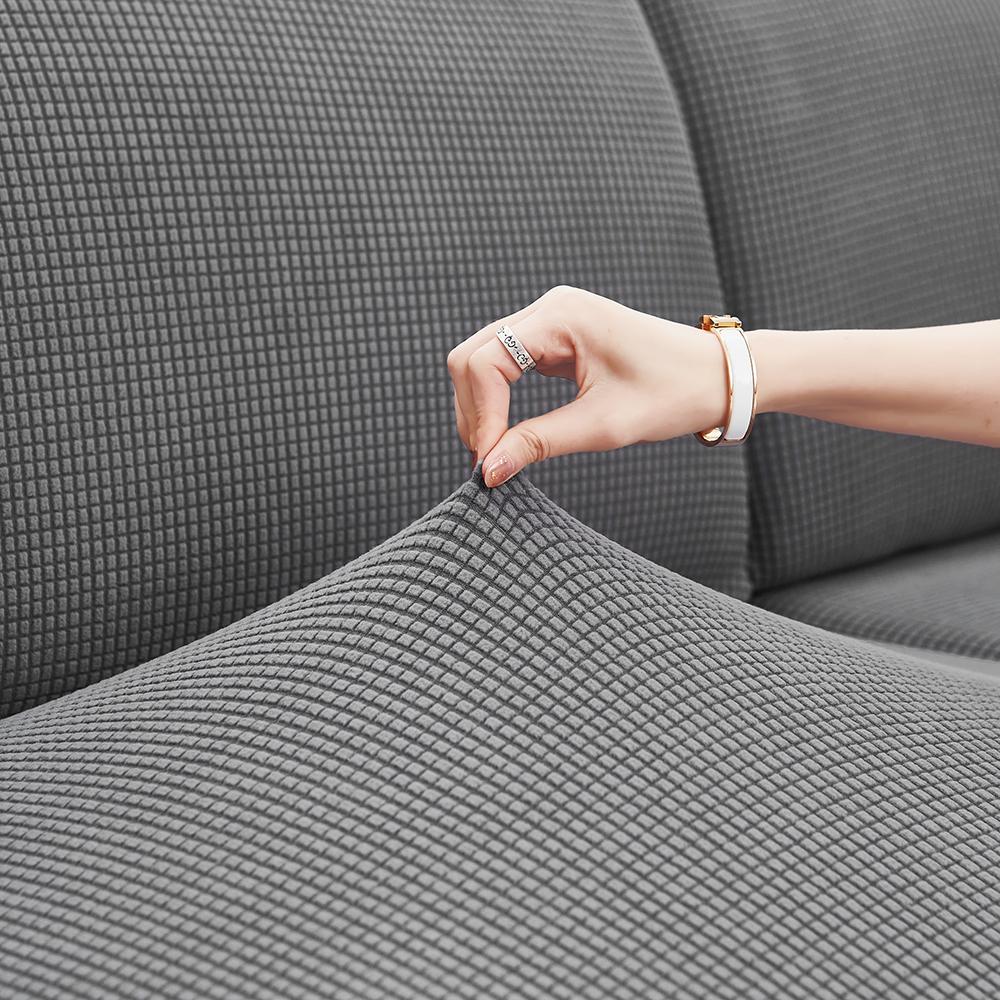 Jacquard Stretch Sofa Seat Cushion Cover For Living Room Furniture Protector Armchair Sectional Slipcover Washable Anti-dirty