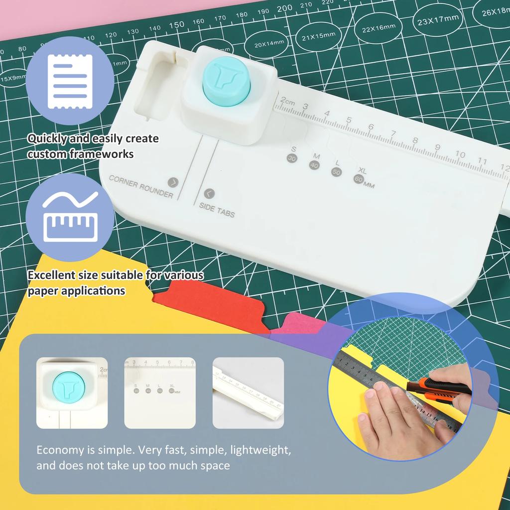 Creative Divider Maker Loose Leaf Separator Labels Puncher Self Made Tool Multipurpose Portable Tab Dividers Making Tool