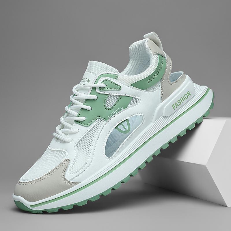 

Мужские молодежные дышащие сетчатые кроссовки с мягкой подошвой, удобные теннисные туфли для отдыха и спорта, кроссовки для бега 44