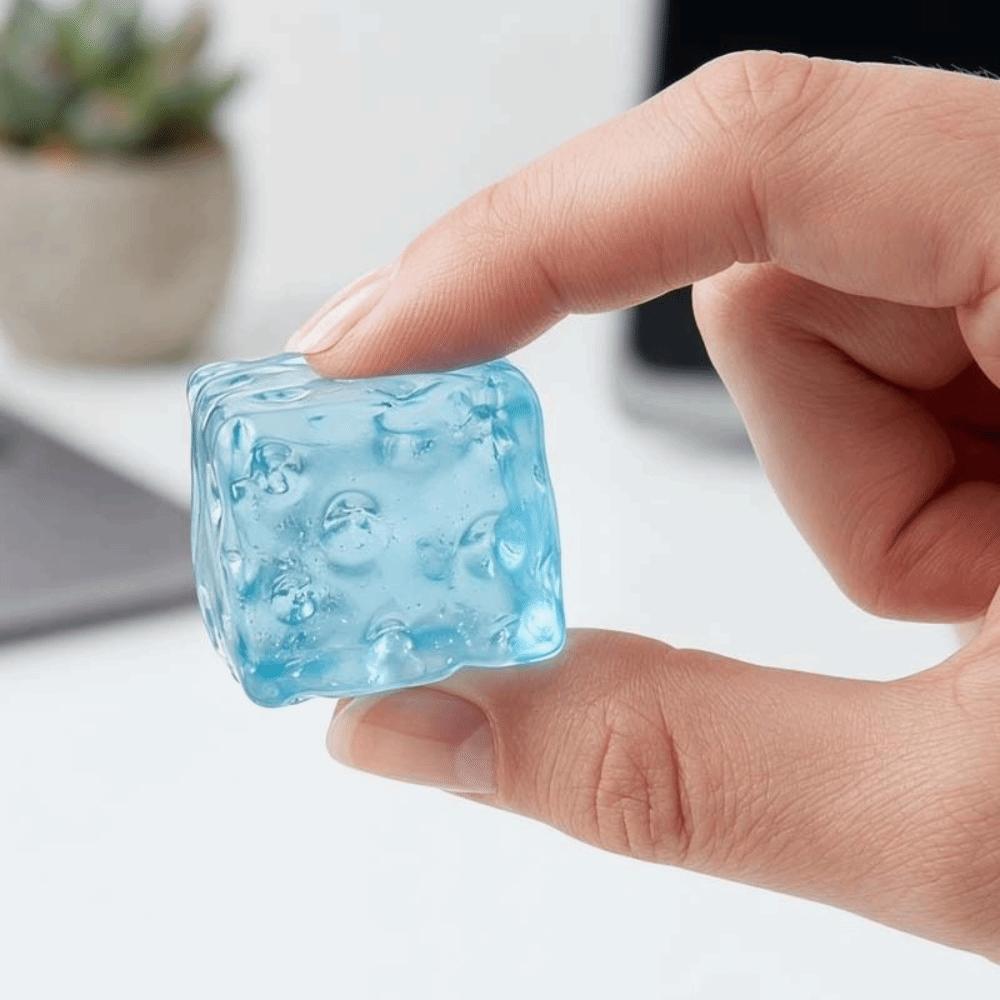 Slow Rising Cheese Cube Stress Balls Slow Rebound Sensory Fidget Toy Daily Use